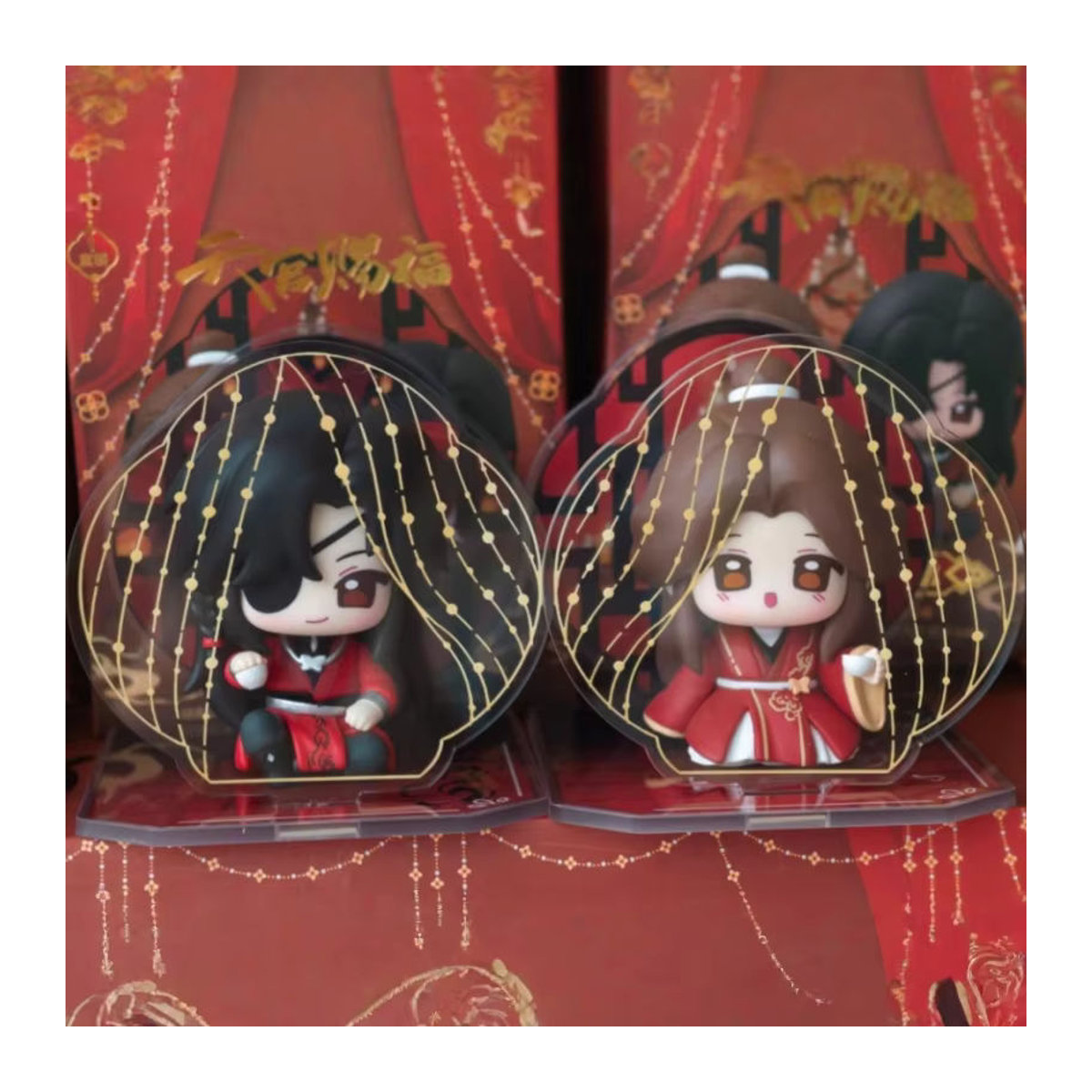 Hot Toys Tian Guan Ci Fu Xie Lian PVC-Modellfigur aus der Himmlischer Gott segnet die Menschen Serie, mehrfarbig, Höhe: 8 cm - Bild 2
