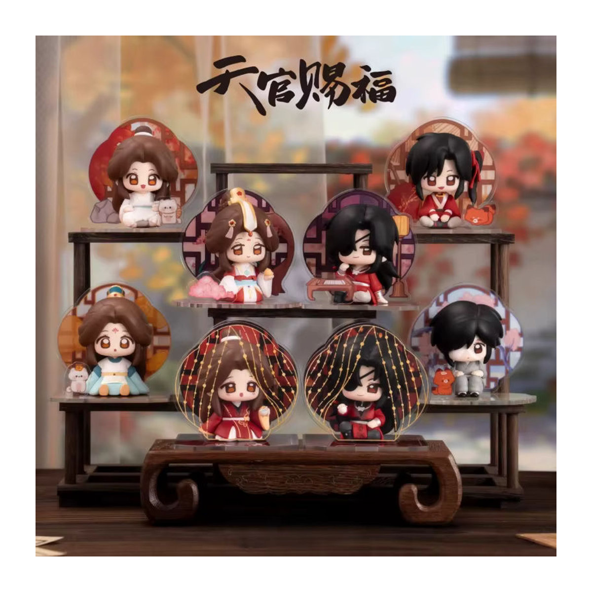 Hot Toys Tian Guan Ci Fu Xie Lian PVC-Modellfigur aus der Himmlischer Gott segnet die Menschen Serie, mehrfarbig, Höhe: 8 cm - Bild 4