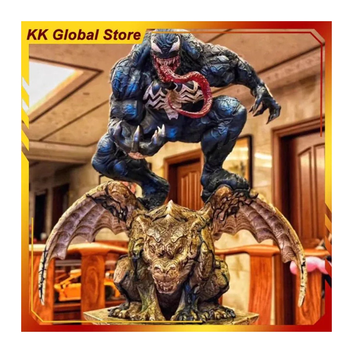 Hot Toys Venom Sammlerstück Statue aus Kunstharz, Schwarz, stehend - Bild 1