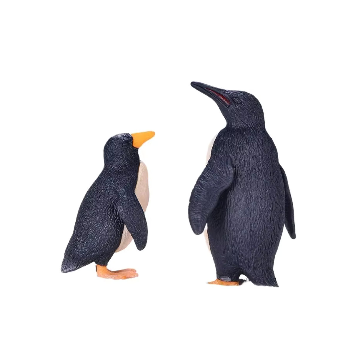 HOTUOCHO Pinguin Vater und Sohn Dekofiguren aus Kunststoff, 2er Set, Schwarz, Mikrolandschaft Ornament - Bild 6