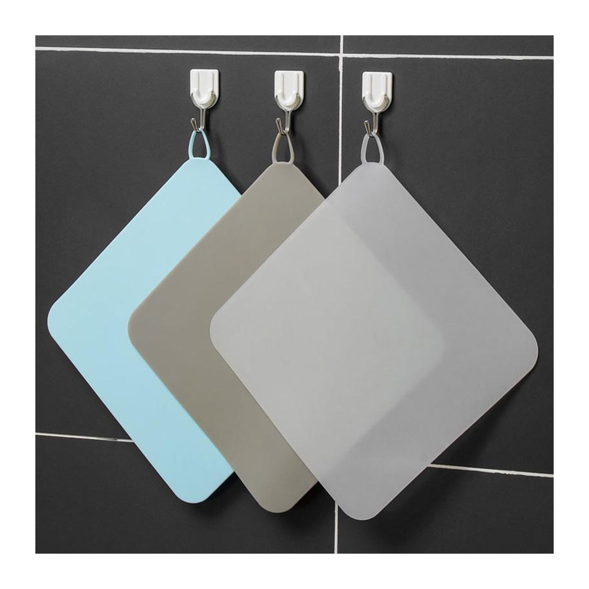 Houspace Abfluss Sieb Stopper für Küche und Badezimmer mit Deodorierungseffekt, weiß, B/B: 12 x 12 cm - Bild 2