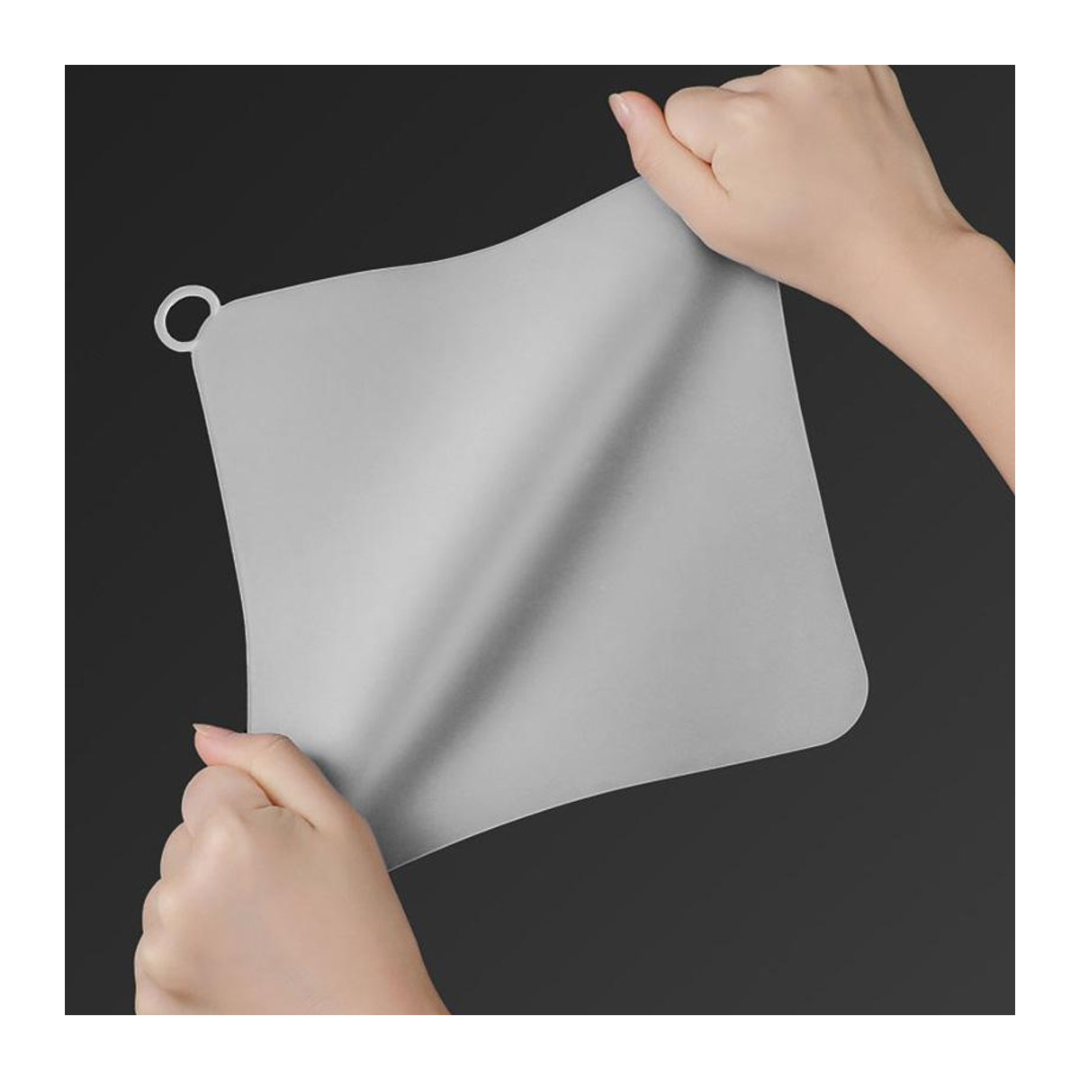 Houspace Abfluss Sieb Stopper für Küche und Badezimmer mit Deodorierungseffekt, weiß, B/B: 12 x 12 cm - Bild 3