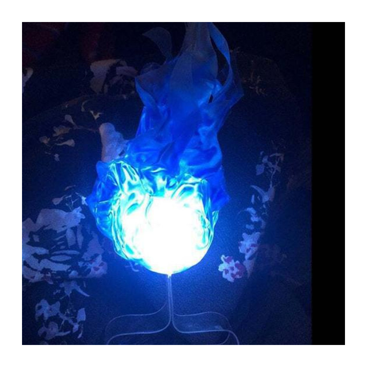 Houspace Halloween LED Feuerball Blau - Schwimmende künstliche Flamme als dekorative Beleuchtung - Bild 4