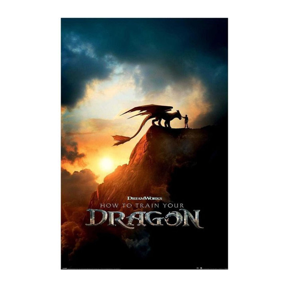 How To Train Your Dragon Filmposter Druck mehrfarbig Breite: 91.5 cm, Höhe: 61 cm - Bild 1