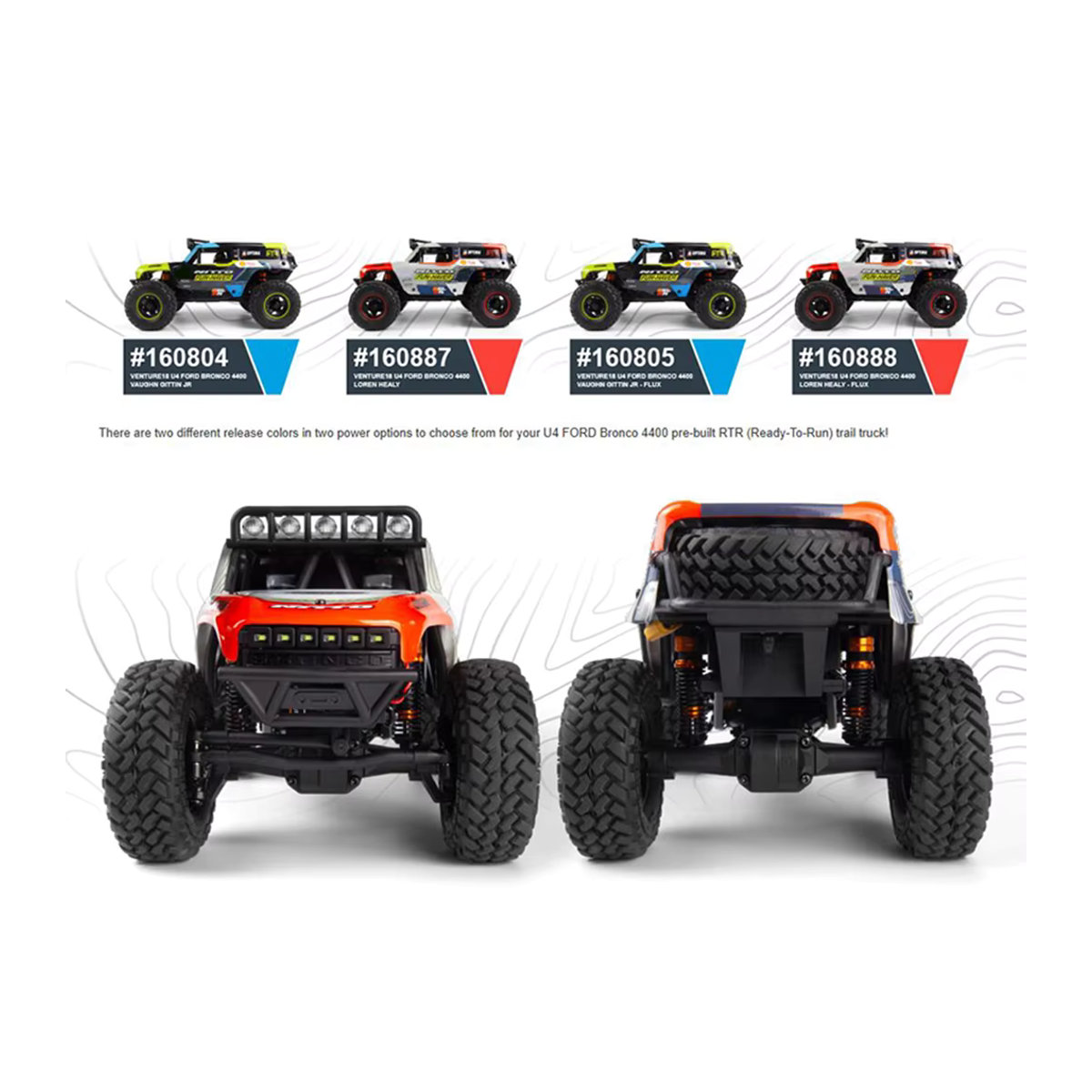 HPI Racing Venture18 U4 1/18 RC Crawler 4WD Offroad ferngesteuertes Modell bunt - Bild 3