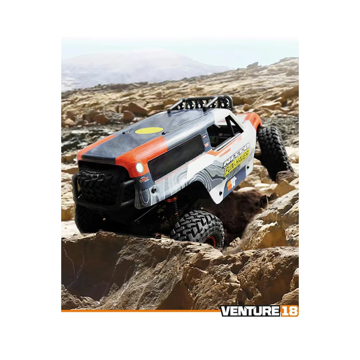 HPI Racing Venture18 U4 1/18 RC Crawler 4WD Offroad ferngesteuertes Modell bunt - Bild 4