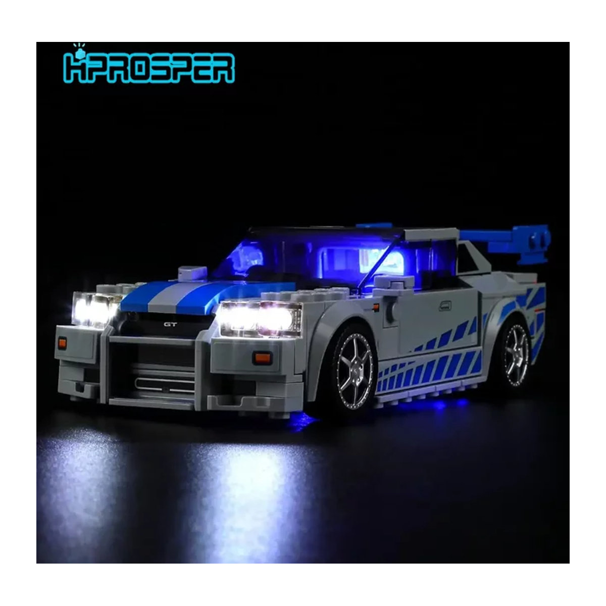 Hprosper LED-Licht für Nissan Skyline GT-R R34 76917 in Blau - Bild 1