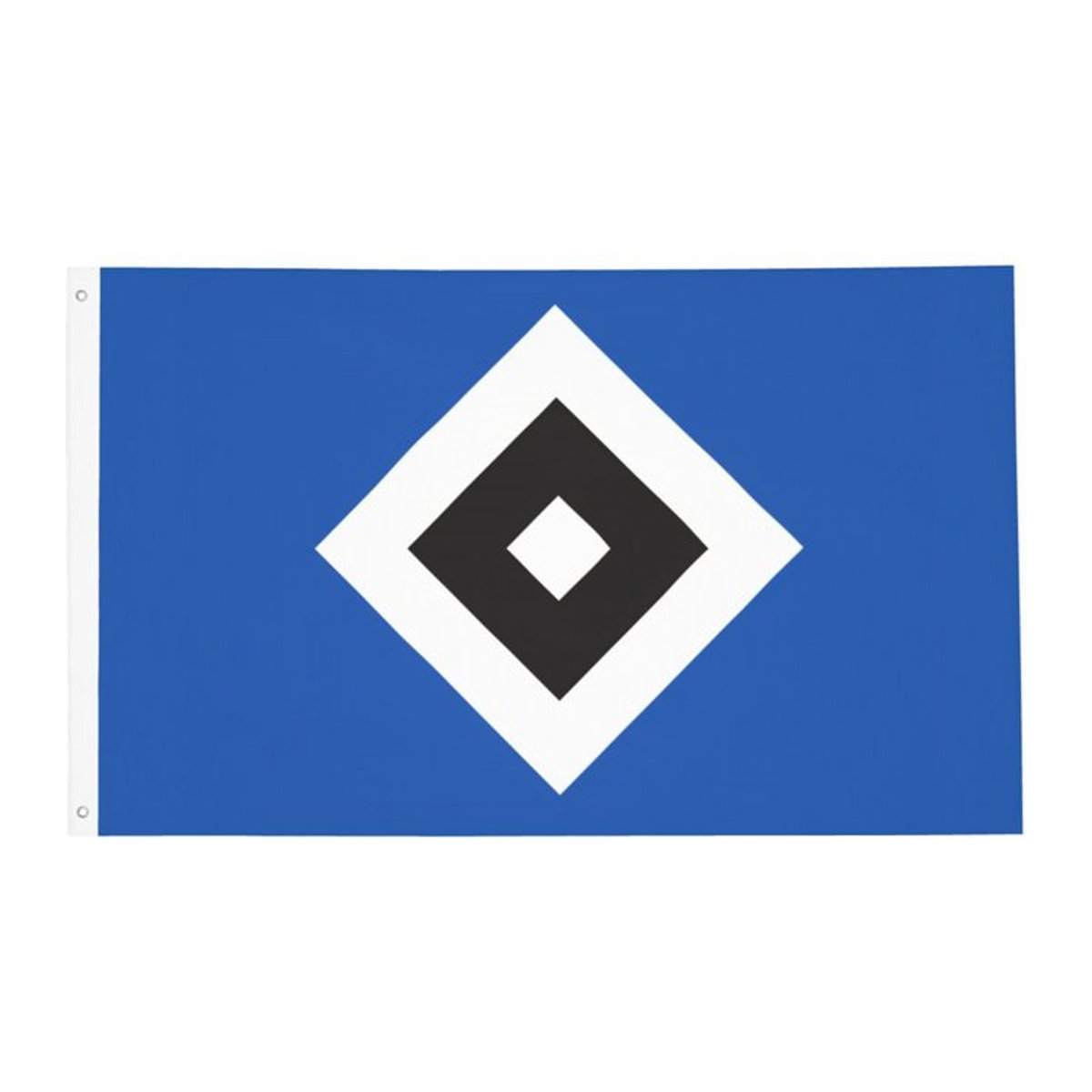 HSV Hamburger Sportverein Doppelseitige Outdoor-Banner Flagge in Blau, B/H: 150 x 90 cm - Bild 1