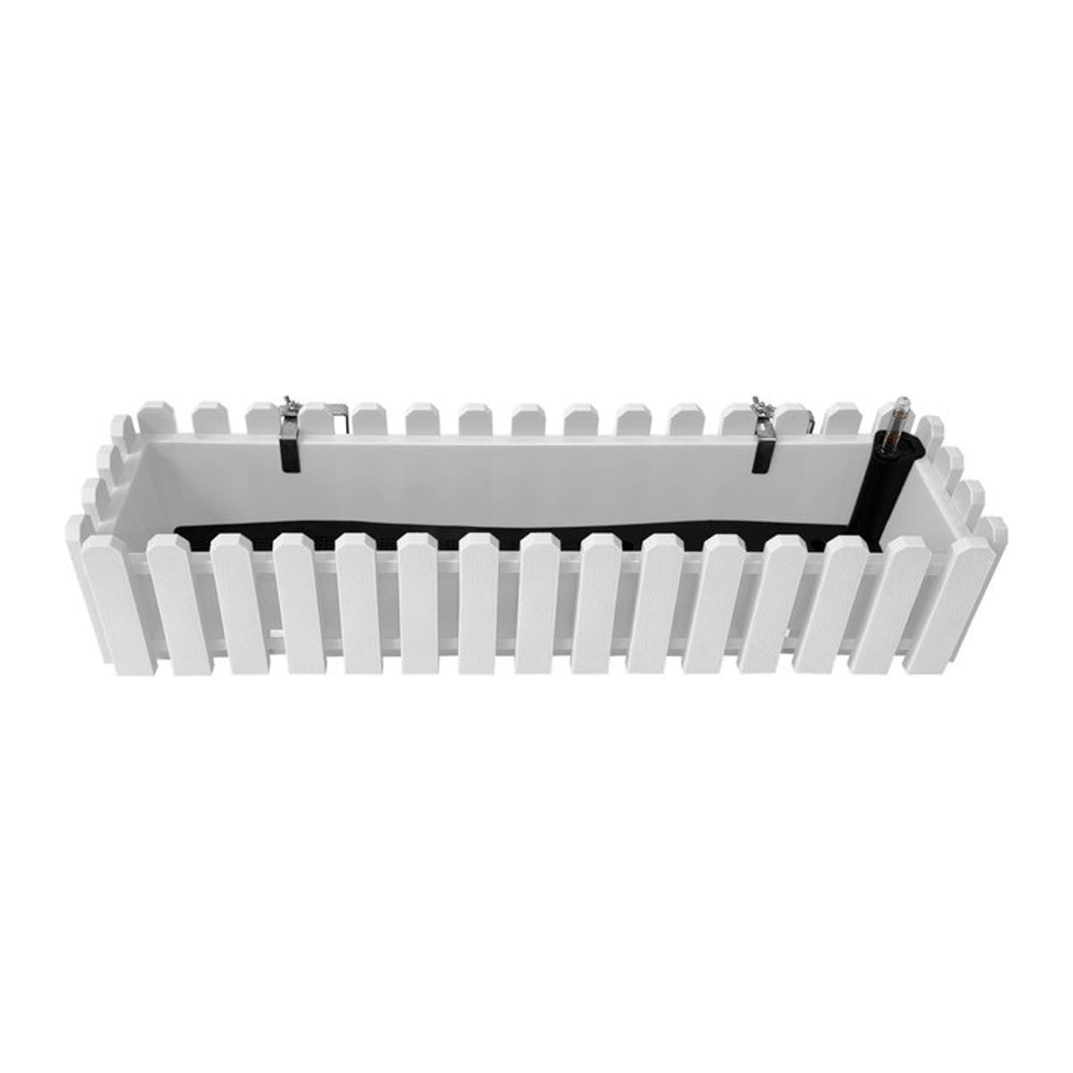HTI-Living Blumenkasten Nessa mit Wasserspeicher, Weiß, 75 cm - Bild 1