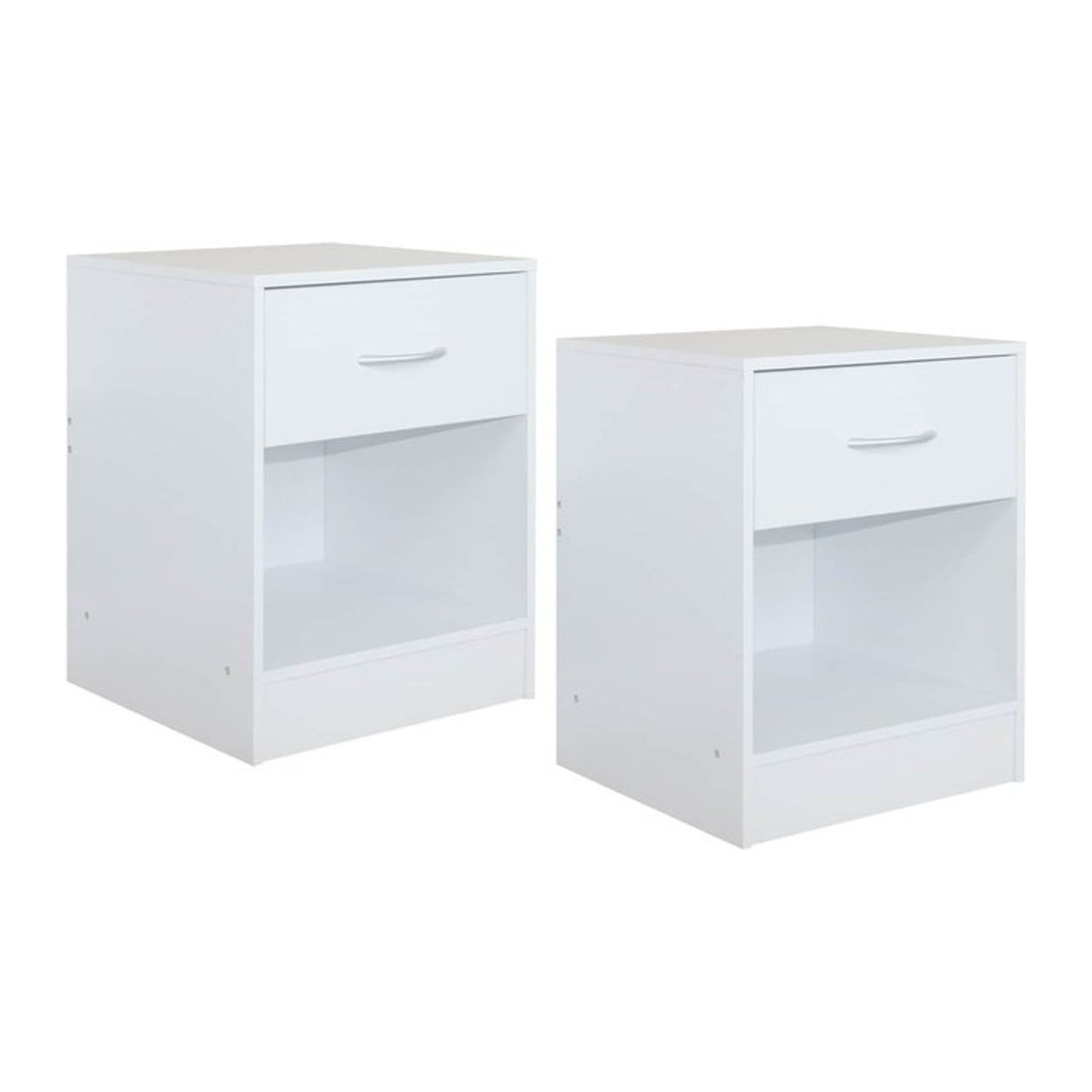HTI-Living Nachtschrank 2er-Set Thekla Modern Weiß - Bild 1