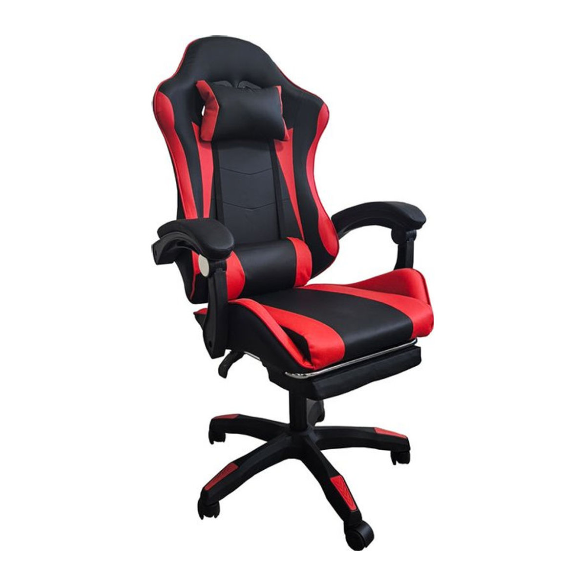 HTI-Living Schreibtischstuhl Krit Relax Modern aus Kunstleder in Schwarz-Rot - Bild 1