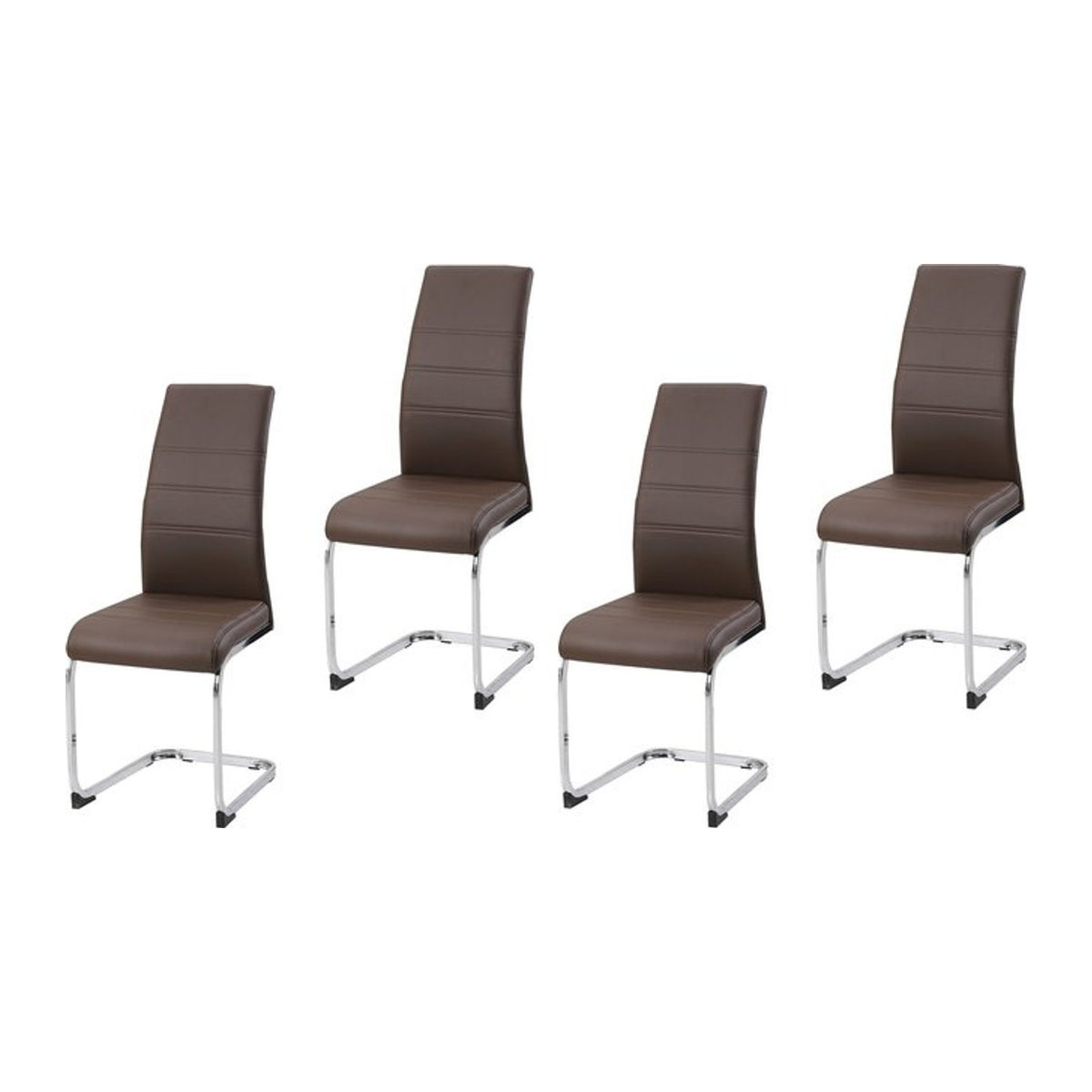 HTI-Living Schwingstuhl SallyC in Braun aus Kunstleder und Metall - Bild 1