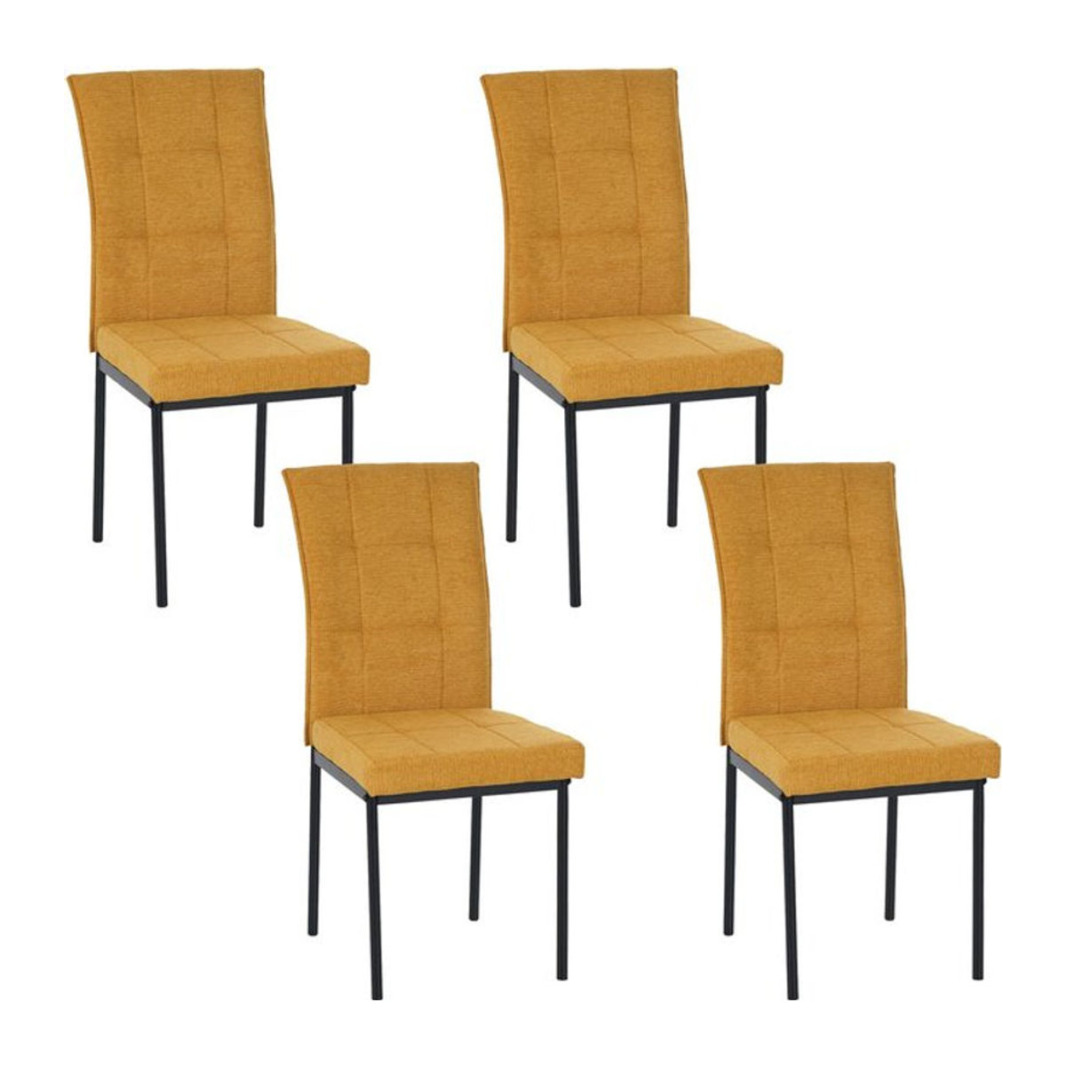 HTI-Living Stuhl Matthew Gelb 4er-Set im klassischen und modernen Design - Bild 1