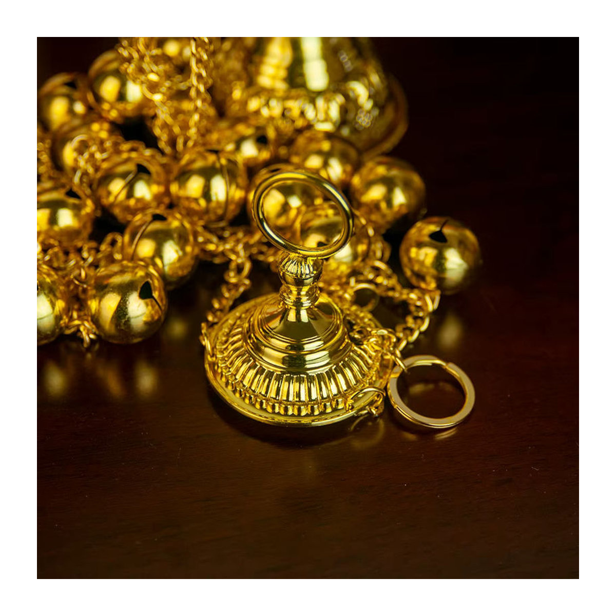 HTISOK Orthodoxes Räuchergefäß in Gold mit Kette für die Kirche und Ostern - Bild 4