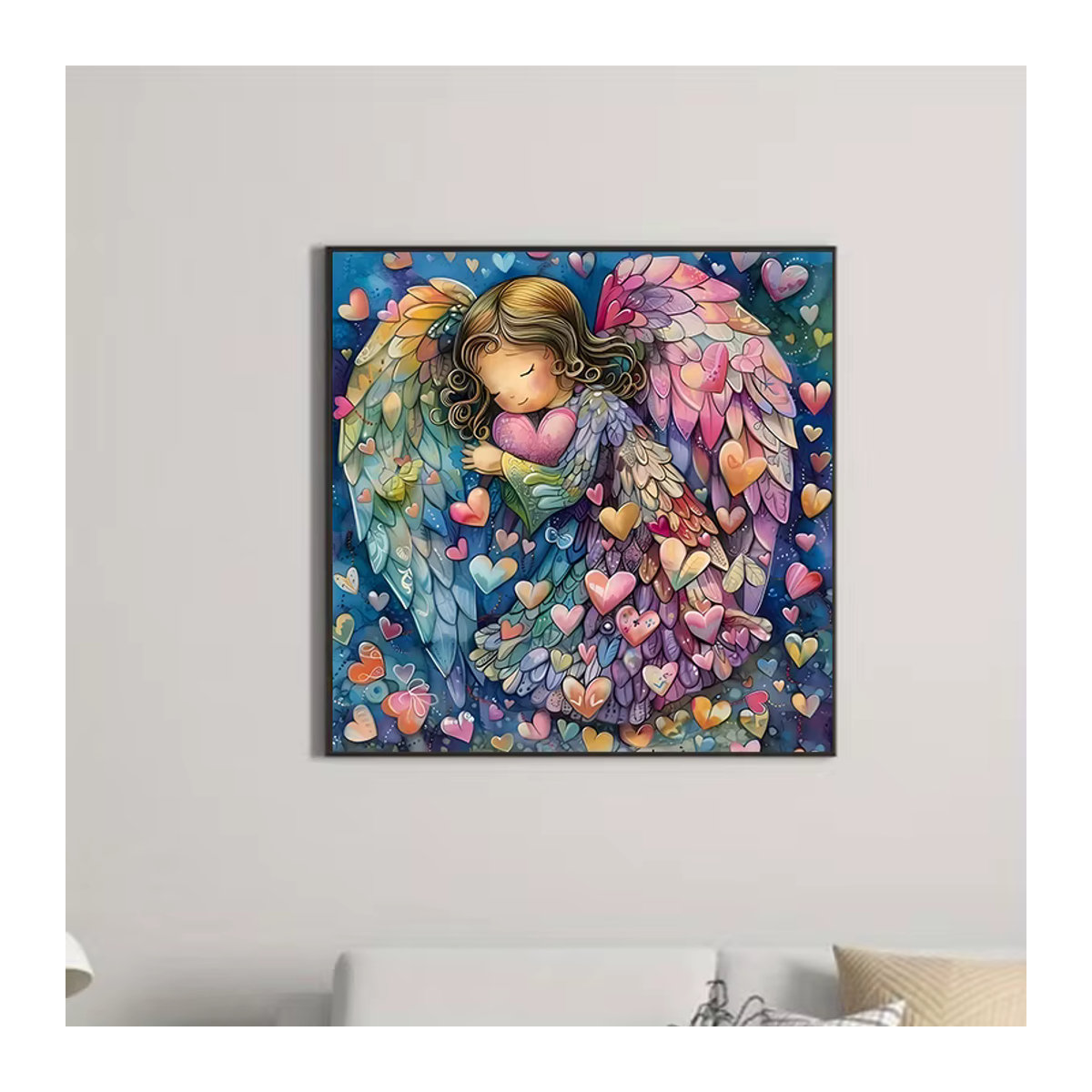 Huacan 5D Diamantmalerei Mädchen Cartoon Stickerei für Kinder in Mehrfarbig als Wandmontage - Bild 2