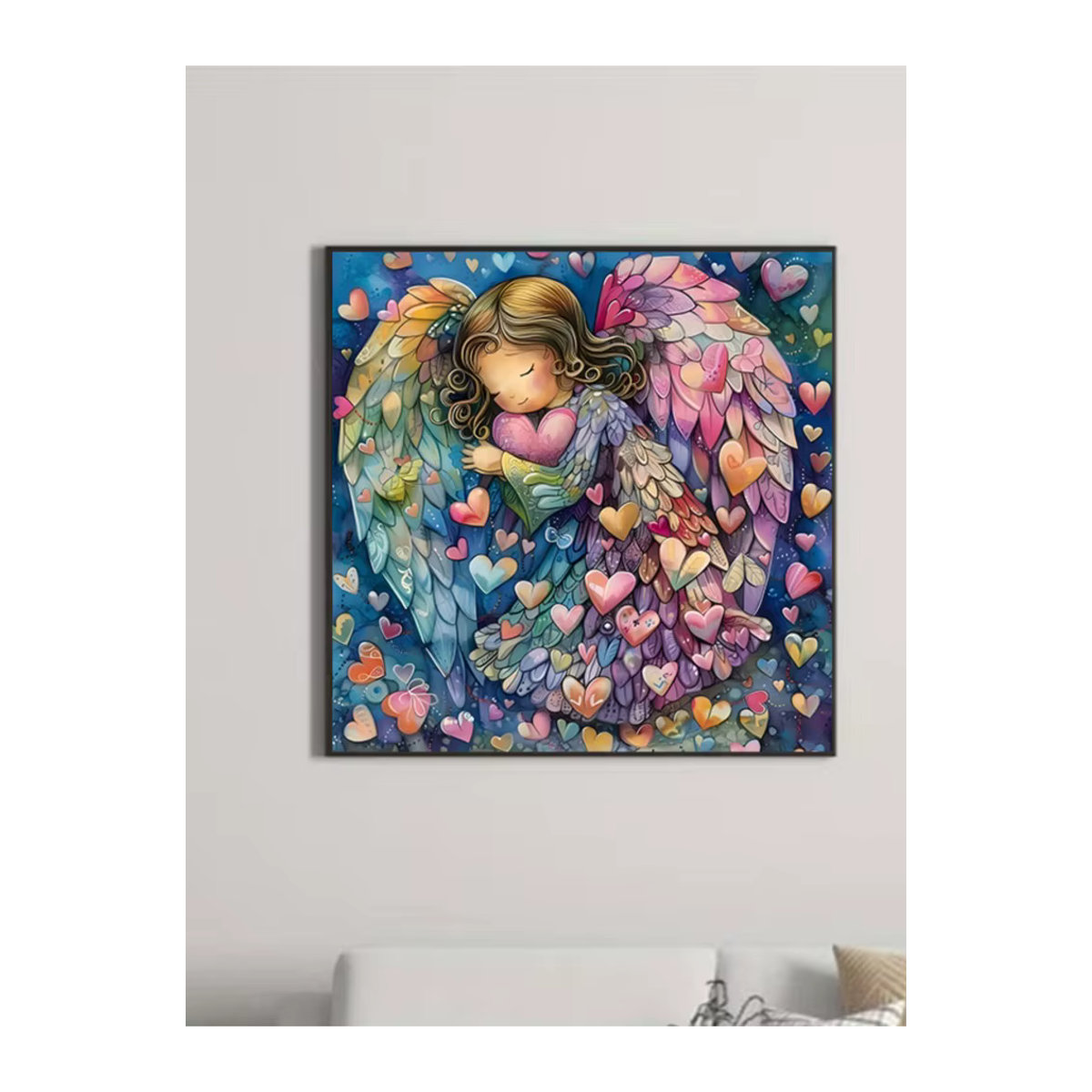 Huacan 5D Diamantmalerei Mädchen Cartoon Stickerei für Kinder in Mehrfarbig als Wandmontage - Bild 4