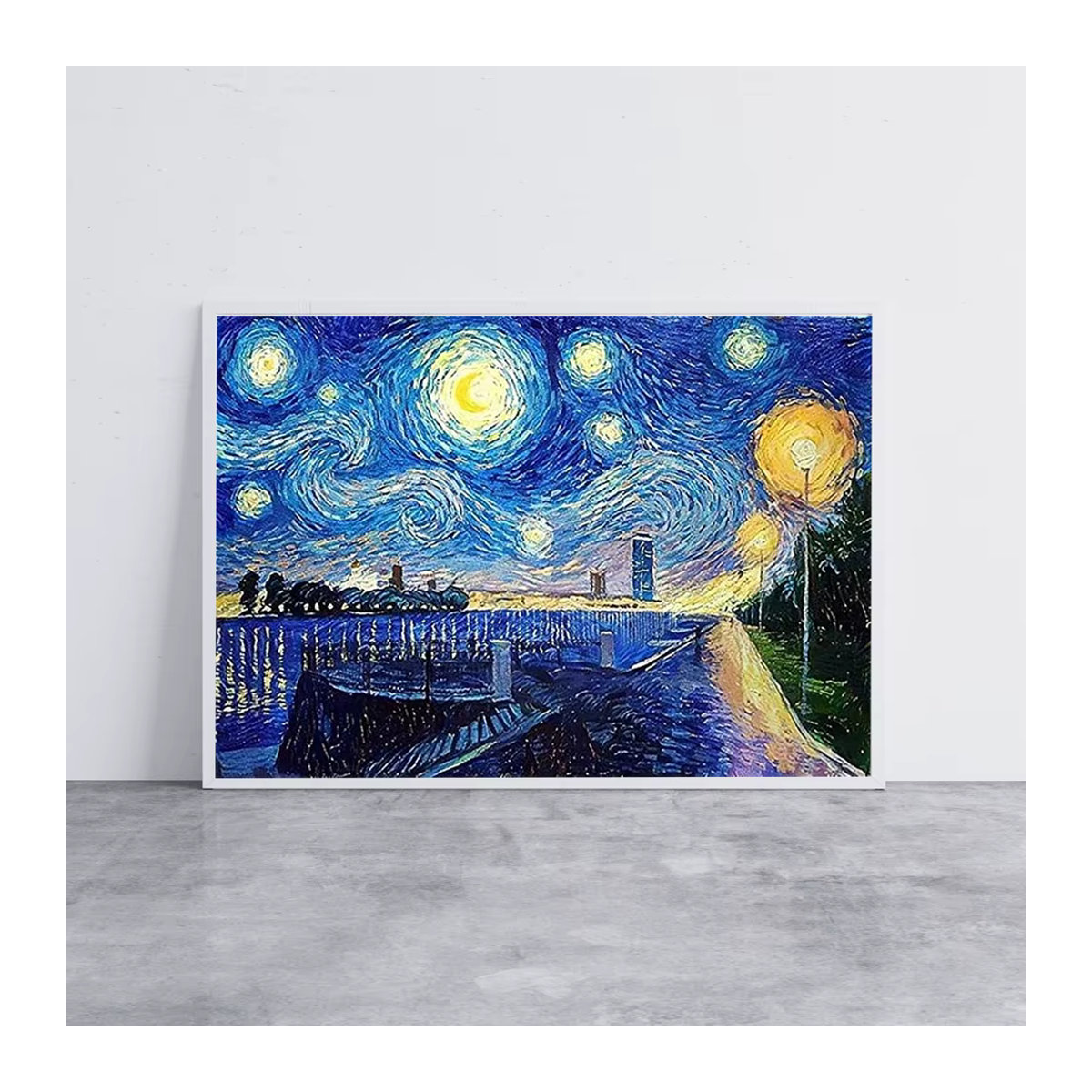 Huacan DIY Diamantmalerei Sternenhimmel als Abstract Mosaik mit runden Steinen in Mehrfarbig - Bild 4