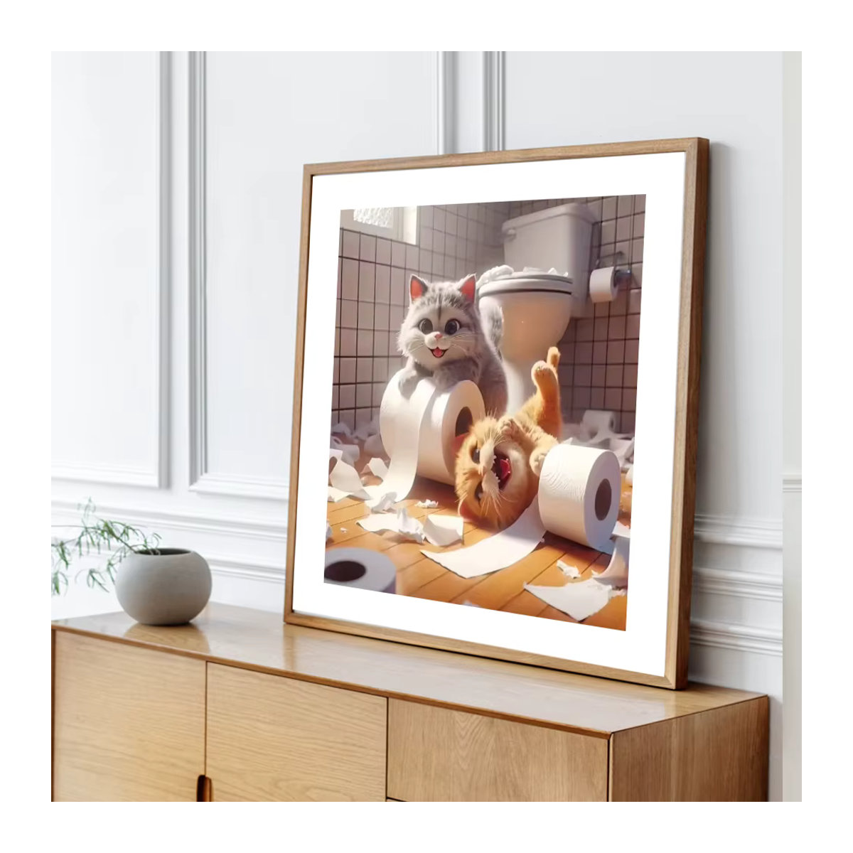 Huacan Neuheiten Diamantmalerei Katze DIY Diamant-Mosaik mit Cartoon-Strass-Motiv in Mehrfarbig - Bild 3
