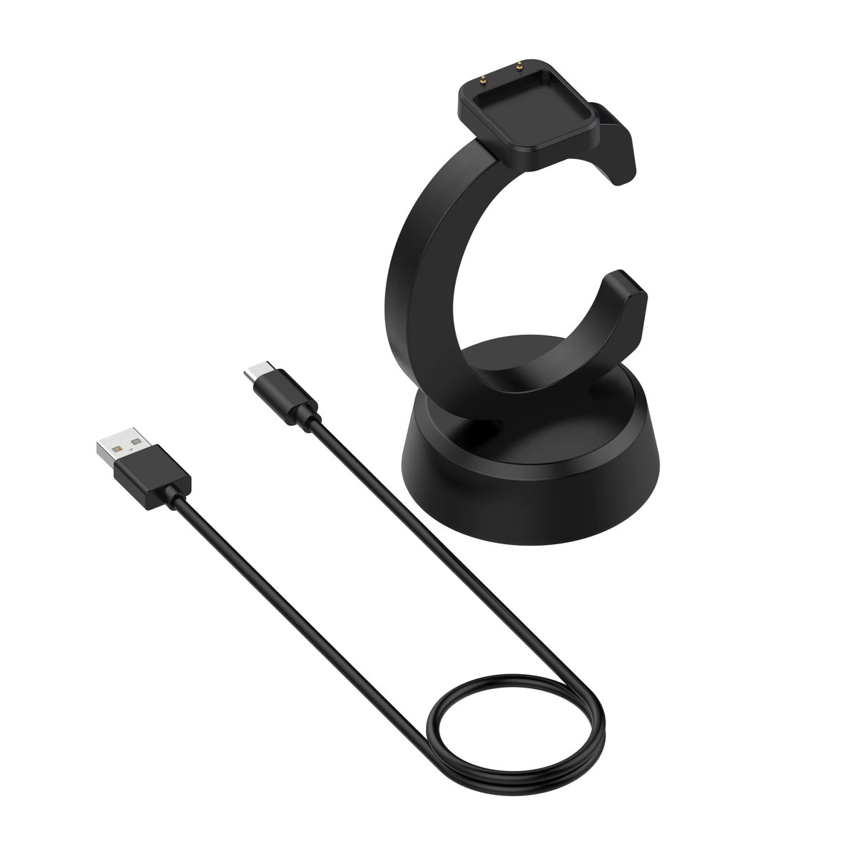 Hujerl Ladegerät für Huawei Band 10/11 und Honor Watch Fit 3/Fit 2/Fit Mini, Ladestation in Schwarz, minimalistisches Design - Bild 5