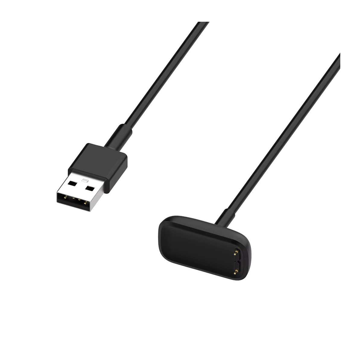 Hujerl USB-Ladekabel Ladegerät und Dock Ständer für Fitbit Charge 5, Charge 6 und Luxe in Schwarz - Bild 5