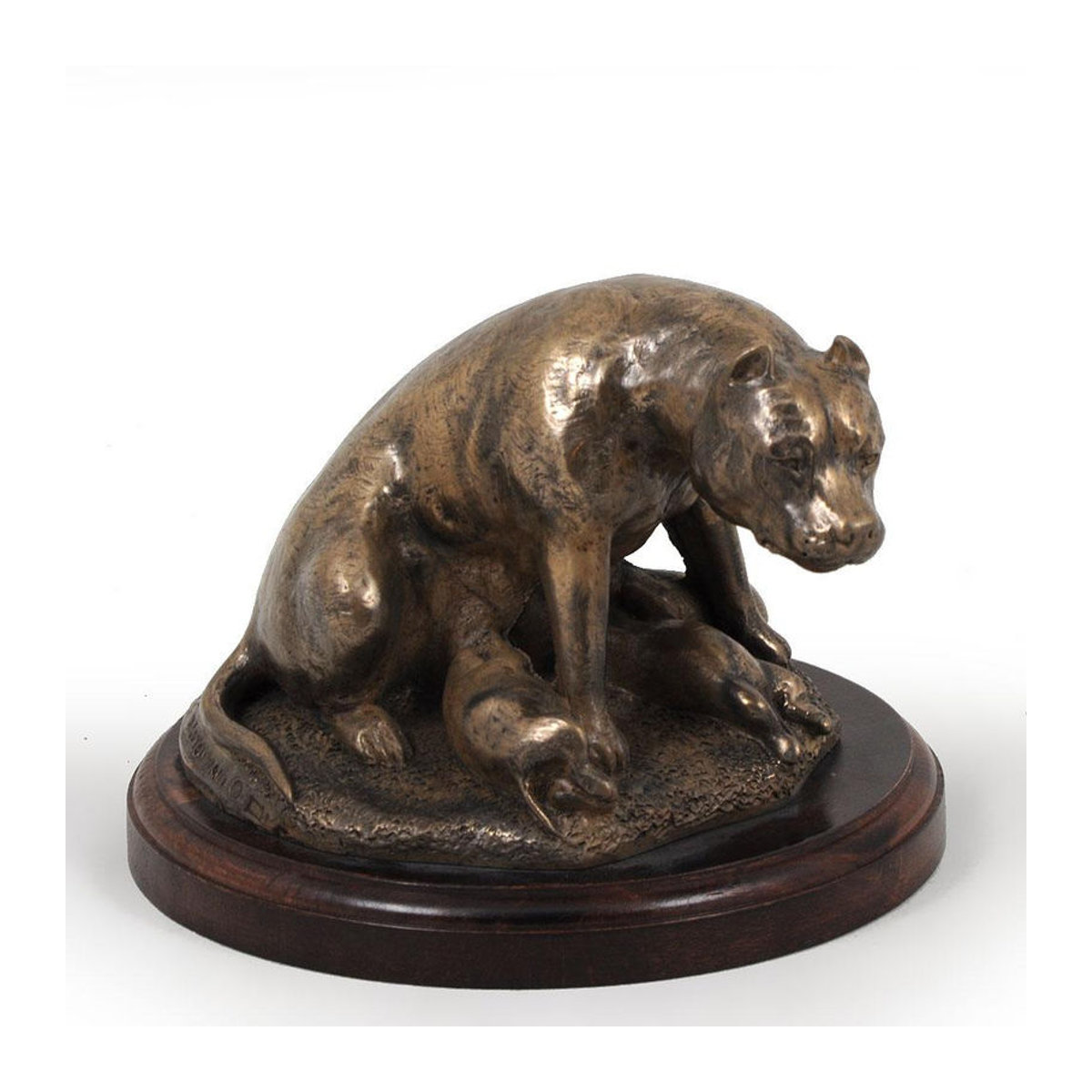 Hundestatue American Staffordshire Terrier Amstaff von Art-Dog in Braun - Bild 3
