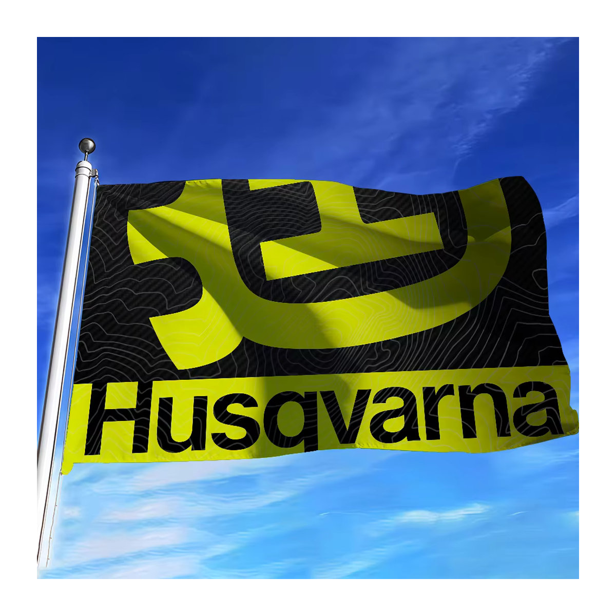 Husqvarna Banner mit S-Logo als dekorative Textilflagge, mehrfarbig, B/H: 60 x 40 cm - Bild 5