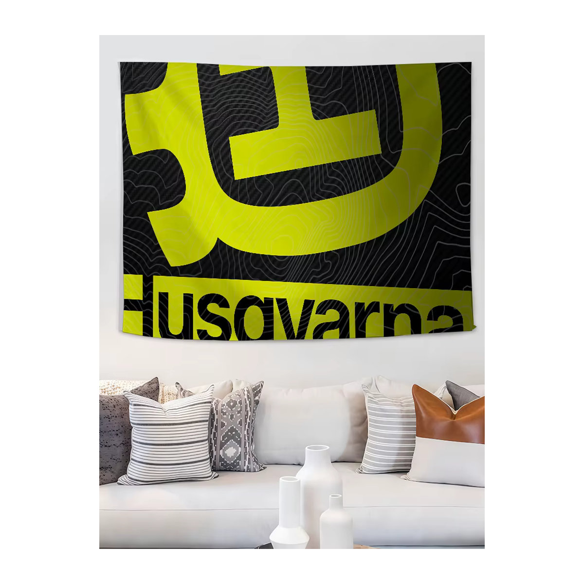 Husqvarna Banner mit S-Logo als dekorative Textilflagge, mehrfarbig, B/H: 60 x 40 cm - Bild 7