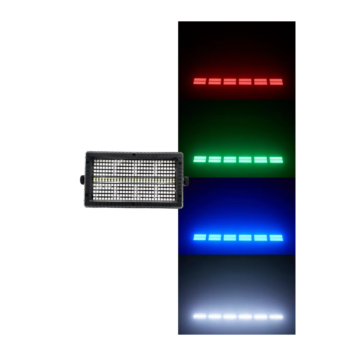 HYULIGHTS 60W Mini LED-Strahler RGB 3in1 mit DMX-Steuerung und Strobe-Funktion, Schwarz/Bunt - Bild 5