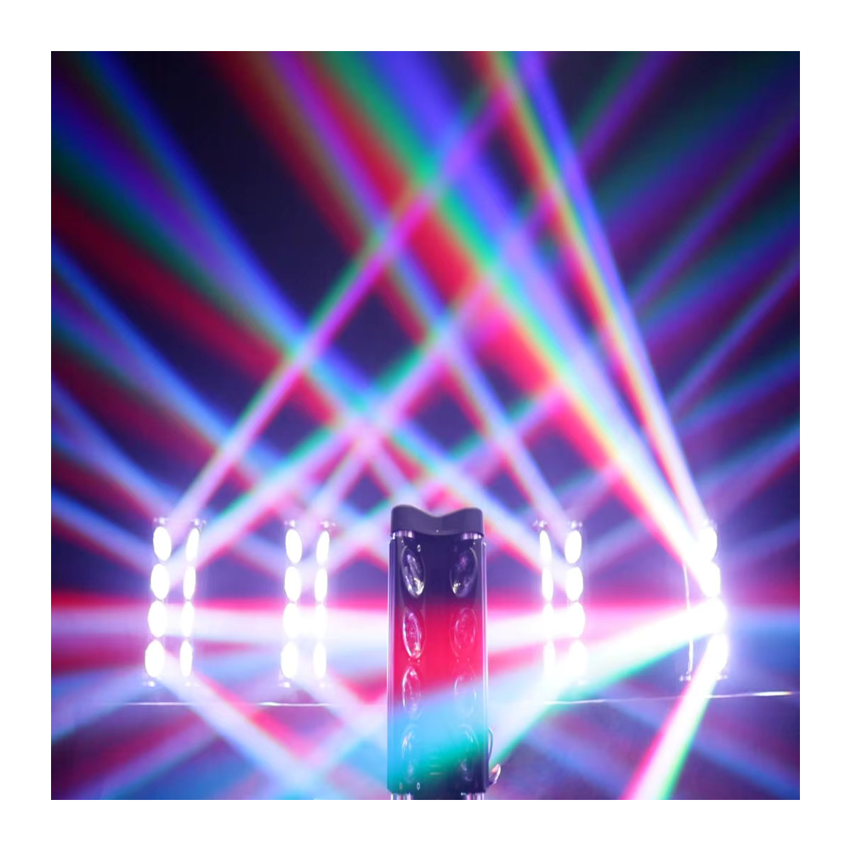 HYULIGHTS LED Spider Moving Beam Bühnenbeleuchtung RGBW 4in1 Strahler Schwarz - Bild 4