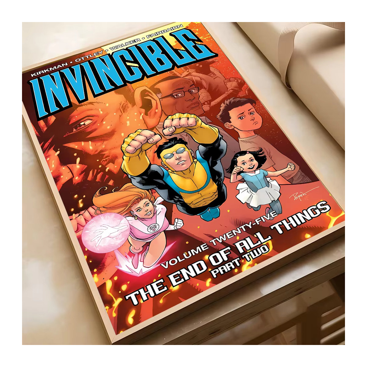 I-Invincible Cartoon-Poster als mehrfarbige Kunstdekoration für dein Zuhause, Wohnzimmer oder Café, rahmenlos und im Hochformat - Bild 5