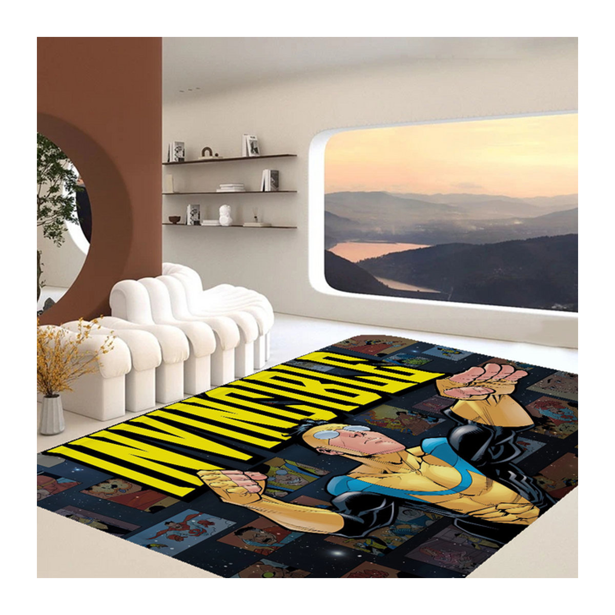 I-Invincible Rutschfeste Bodenmatte mit Print in Mehrfarbig für Kinderzimmer, Schlafzimmer oder Wohnzimmer - Bild 1
