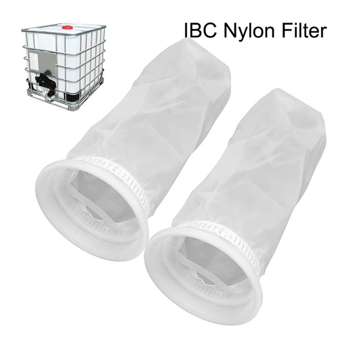 IBC Wasser Tank Nylon Filter für Entlüftung und Deckelabdeckung von Regenwassertanks für den Garten, 1 oder 2 Stück - Bild 1