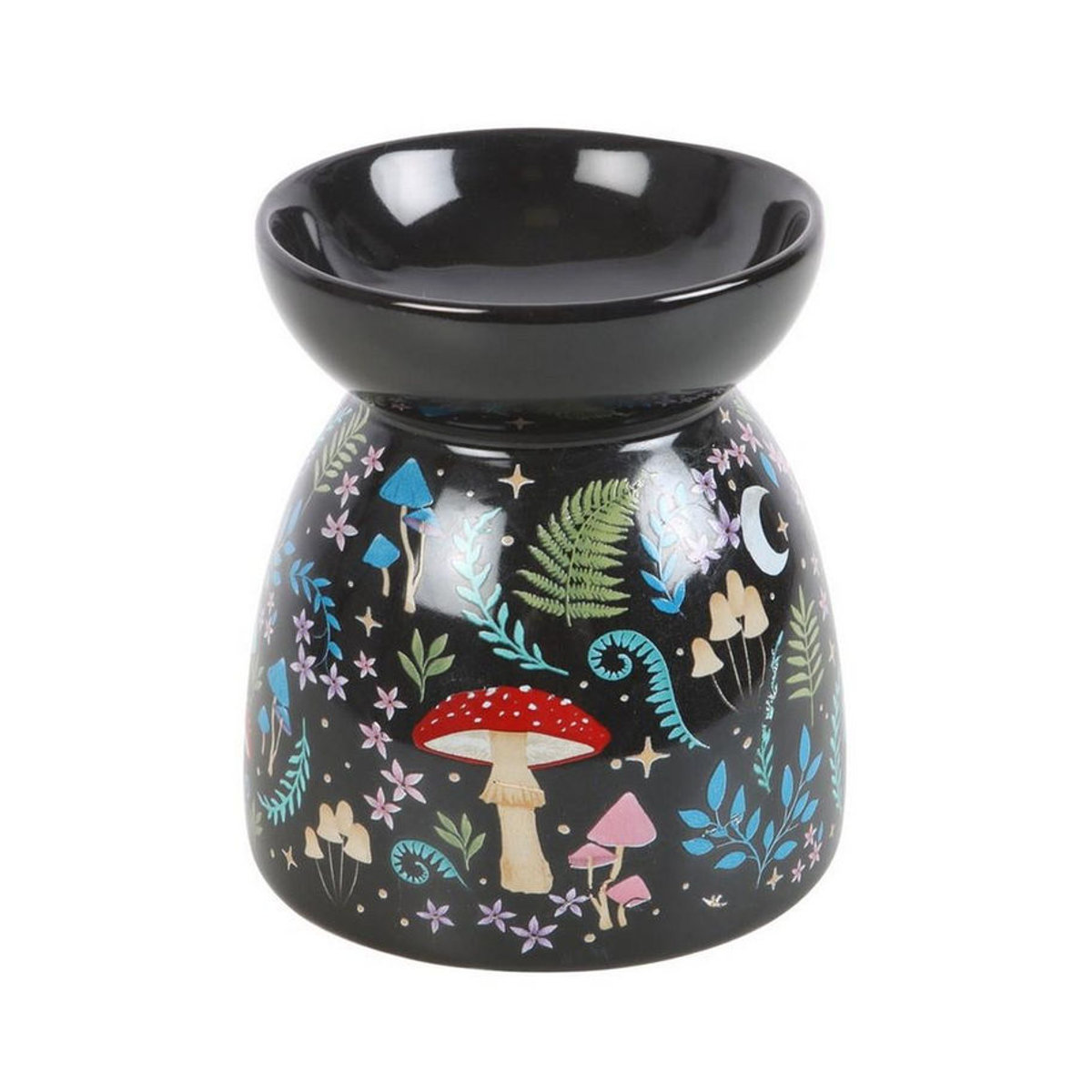 Iets Anders Öllampe Donker Bos in Schwarz aus Keramik und Metall im Bohemian Design - Bild 1