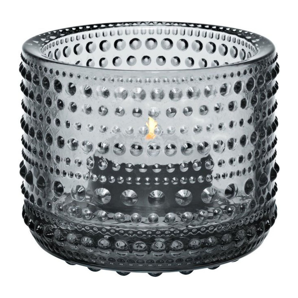 Iittala Kastehelmi Votive Windlicht aus Glas in Transparent mit Punktmuster - Bild 1