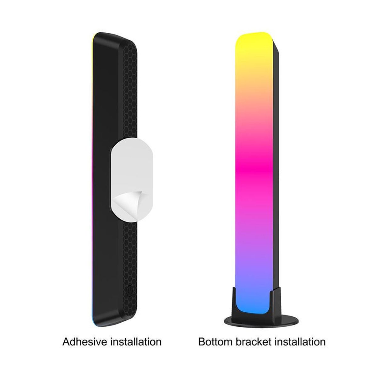 iMICE RGB LED Tischlampe in Bunt mit Musikfunktion und modernem Design aus Kunststoff - Bild 8