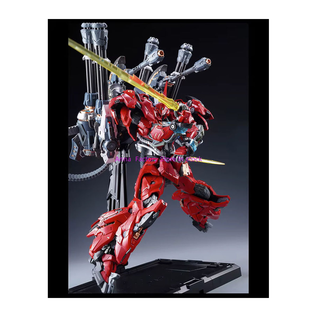 In Era 1/100 Montagemodell Eidechse Rmd Mech Roboterfigur in Rot aus Kunststoff - Bild 4