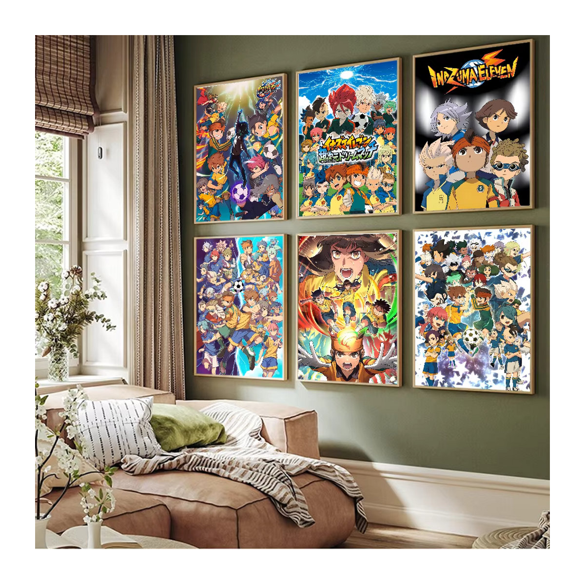 Inazuma Eleven Selbstklebendes Kunstposter Porträt auf weißem Kraftpapier für deine Wanddekoration - Bild 4