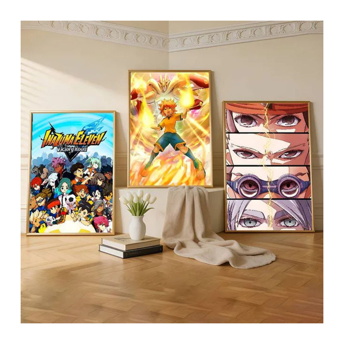 Inazuma Eleven selbstklebendes Poster aus Papier, mehrfarbig, rechteckig, Wandaufkleber für Kinder und Dekoration - Bild 1