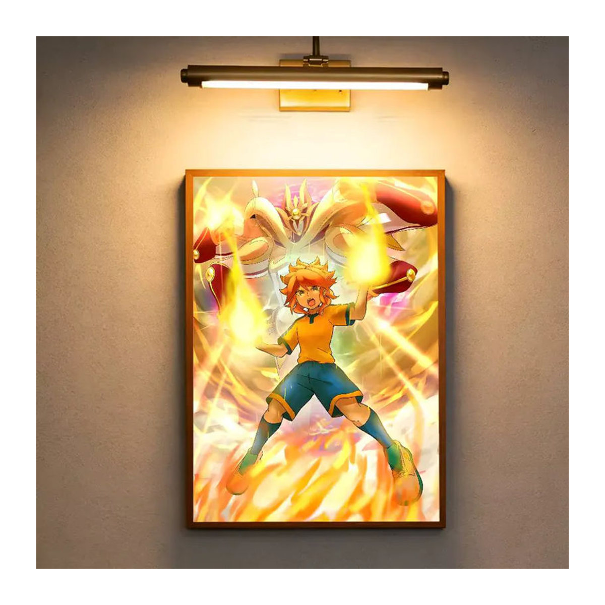 Inazuma Eleven selbstklebendes Poster aus Papier, mehrfarbig, rechteckig, Wandaufkleber für Kinder und Dekoration - Bild 2