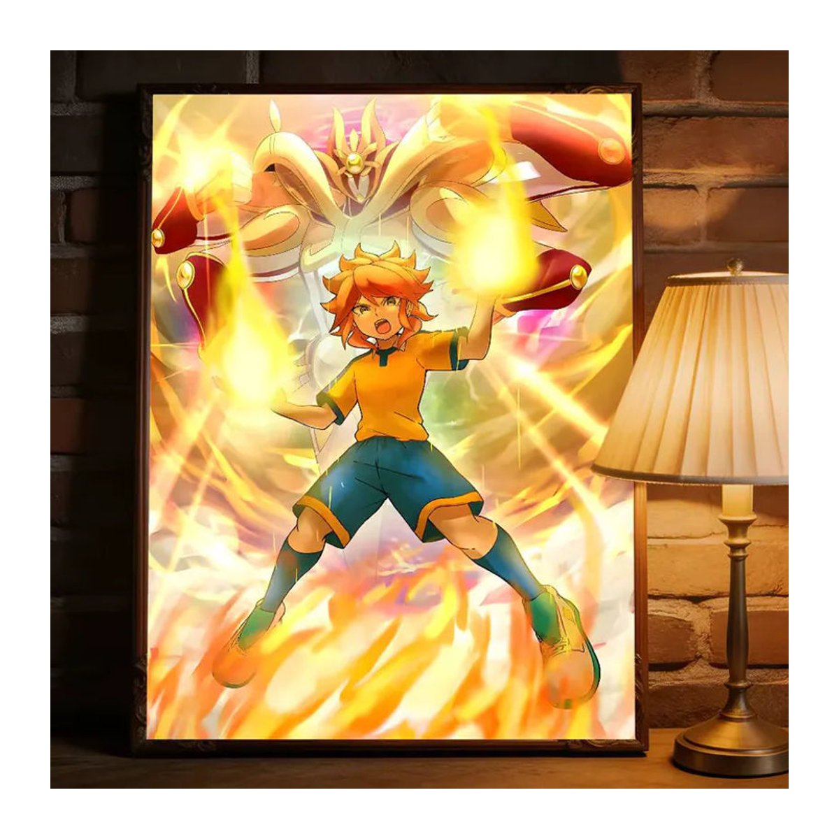 Inazuma Eleven selbstklebendes Poster aus Papier, mehrfarbig, rechteckig, Wandaufkleber für Kinder und Dekoration - Bild 4