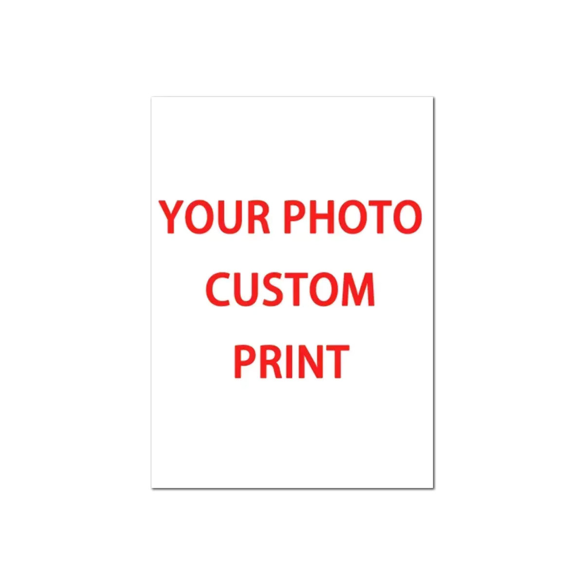 Individuelle Leinwand mit eigenem Foto als Kunstbild oder Poster in Weiß für Hochzeitsmotive, Tiere oder Typografie im Hochformat - Bild 1