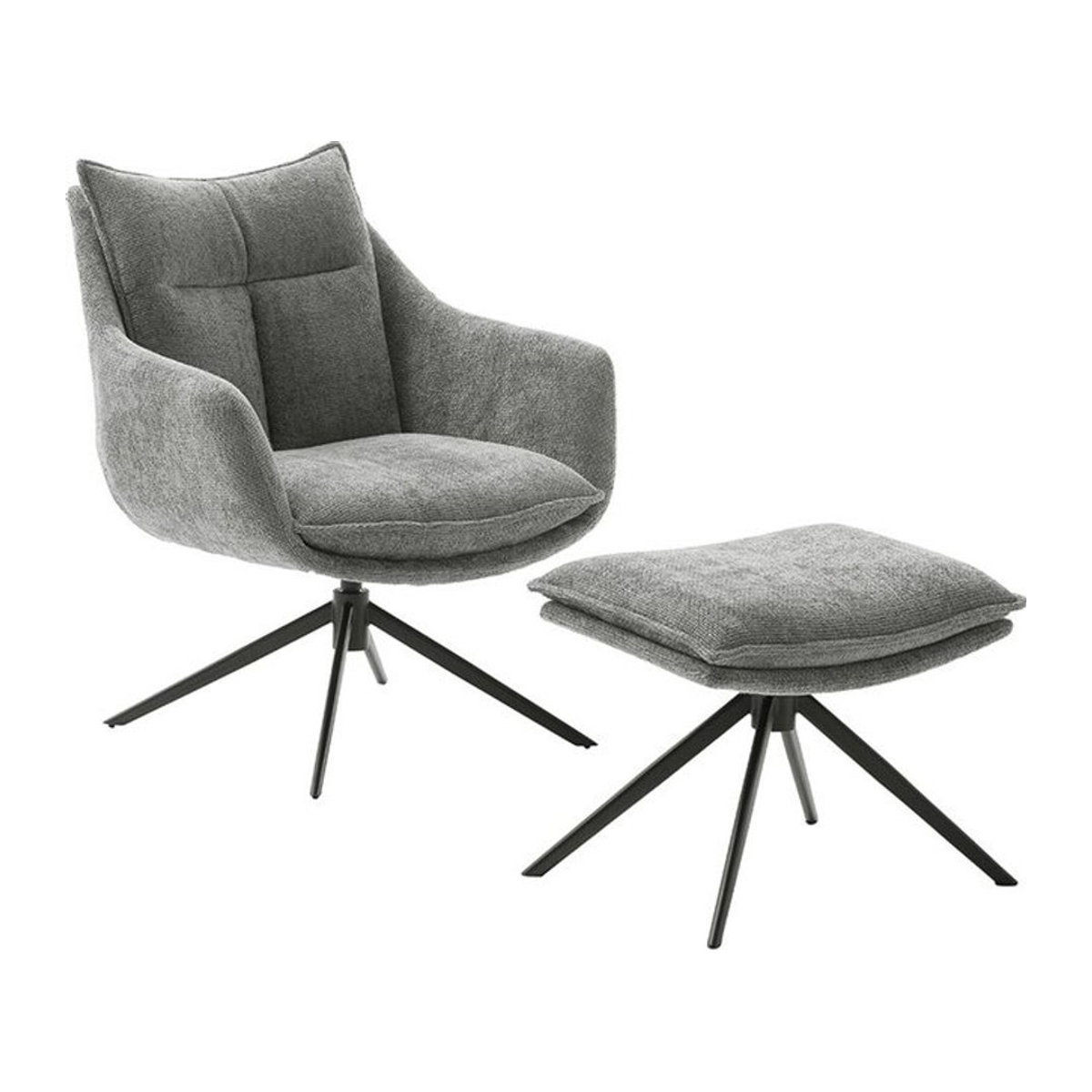 iNNoSeat by MCA + PARKER Drehstuhl mit Armlehnen aus Polyester in Schwarz, Anthrazit oder Grau - Bild 1