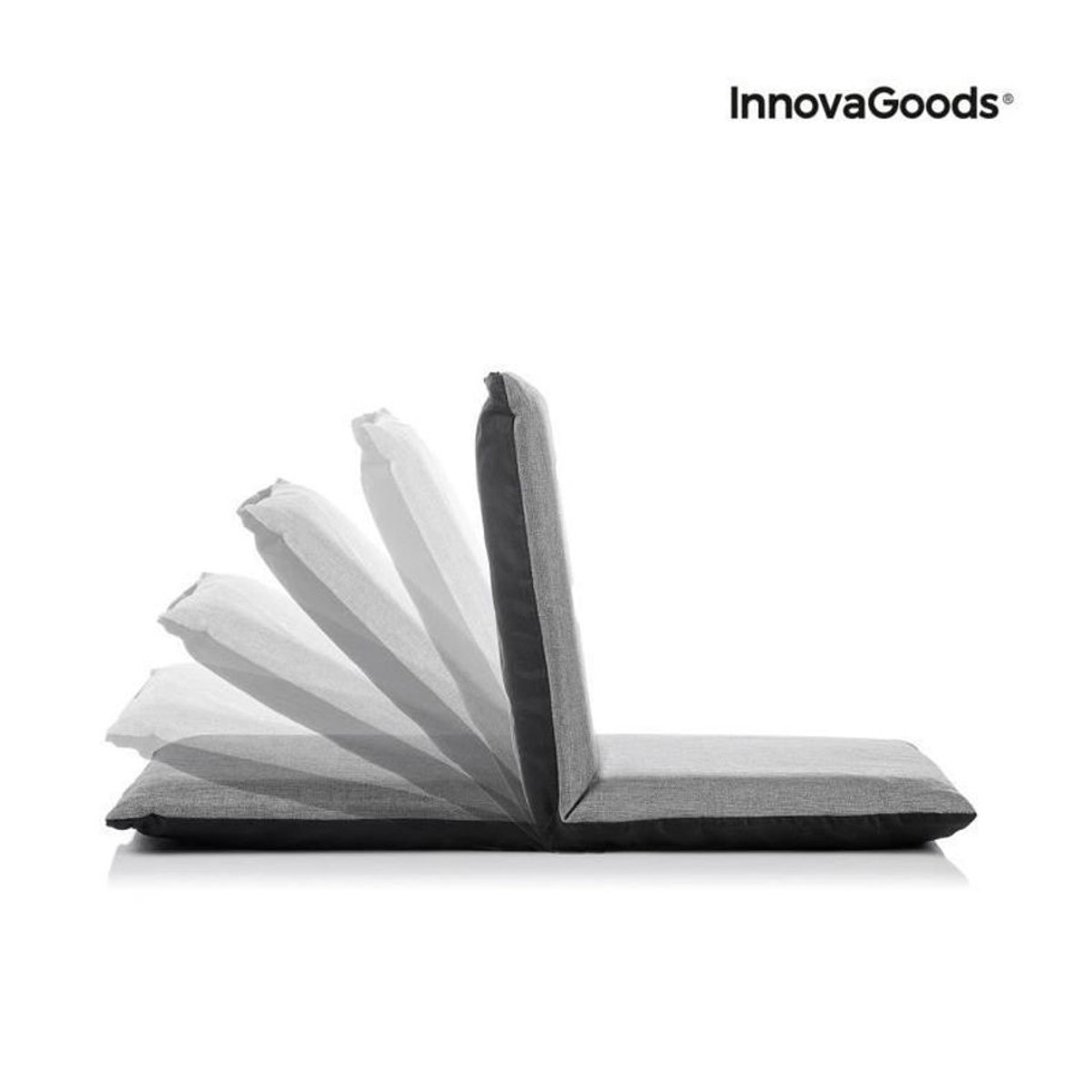InnovaGoods Luie Bank Grau – Moderne 1-Sitzer Bank für das Teenagerzimmer mit zeitgemäßem Design - Bild 2