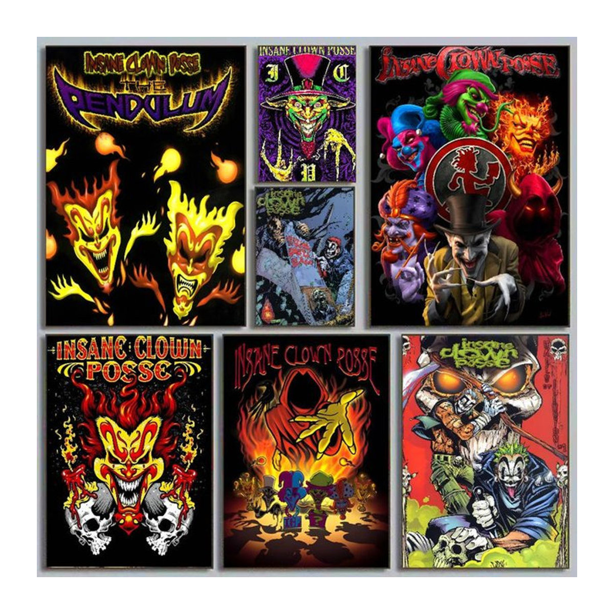 Insane Clown Posse Poster mehrfarbig auf Papier für deine Wanddekoration im Wohnzimmer oder Schlafzimmer - Bild 1