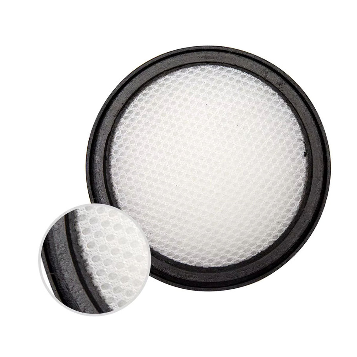 INSE Ersatzfilter 96mm Schwarz/Weiß für V770 Akku-Staubsauger hocheffiziente Filtration - Bild 2