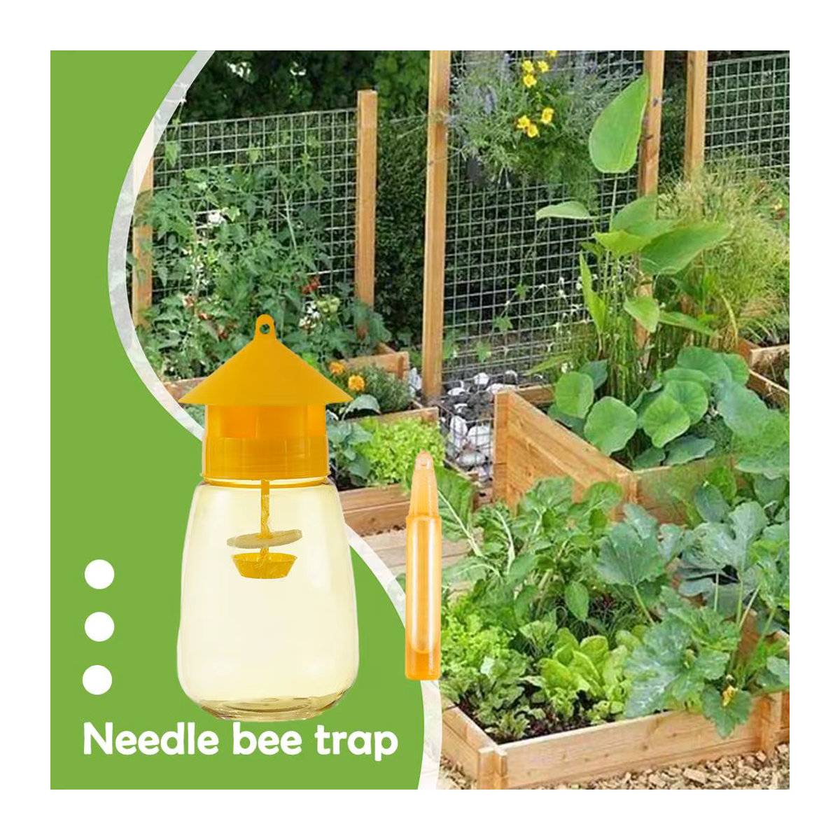 Insektenfalle für Obststände zur Bekämpfung von Melonenfliegen, Obstfliegen und Armyworm im Obstgarten - Bild 4