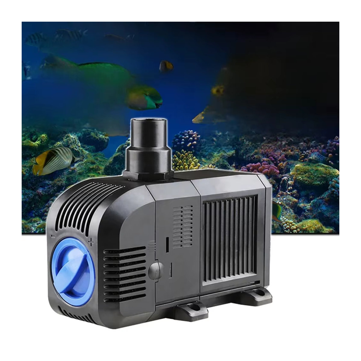 Intelligente Wasserpumpe für Fischteich und Aquarium in Schwarz aus Kunststoff, 500–3000 l/h - Bild 4