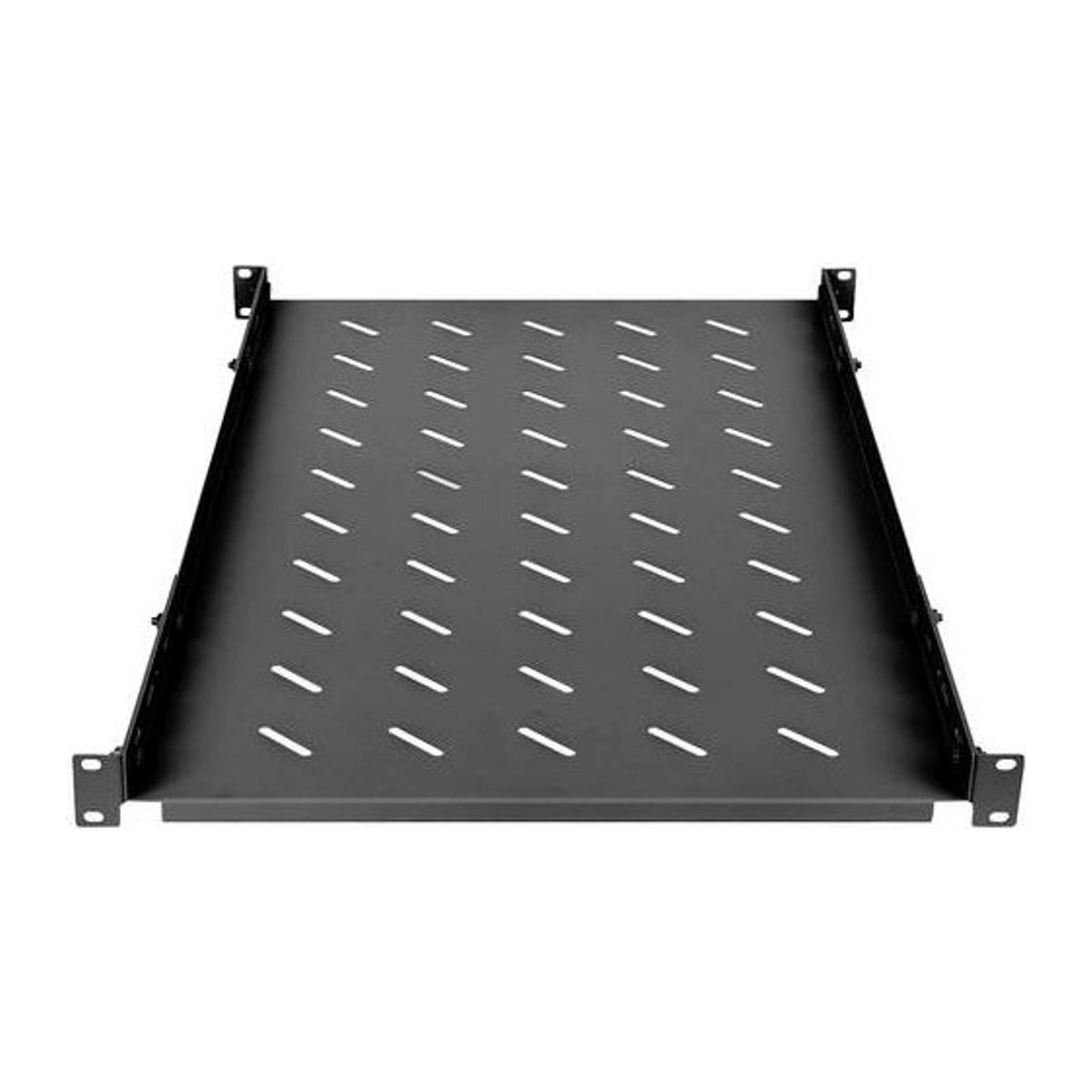 Intellinet 19 Zoll Netzwerkschrank-Geräteboden 1 HE Schwarz für Schranktiefe 100 cm - Bild 2
