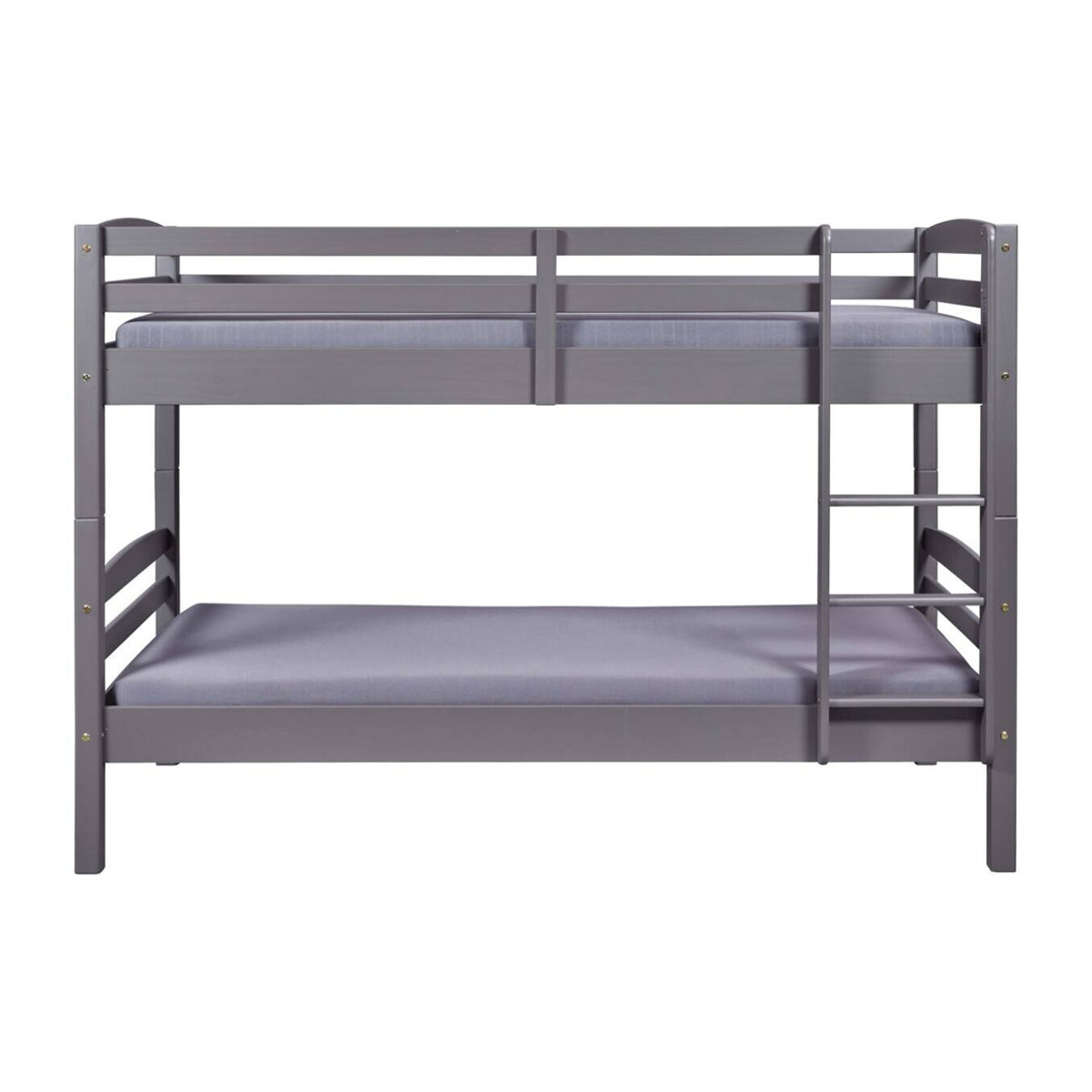 Inter Link Etagenbett Annika aus Kiefer Massivholz in Grau, B/T: 90 x 200 cm - Bild 3