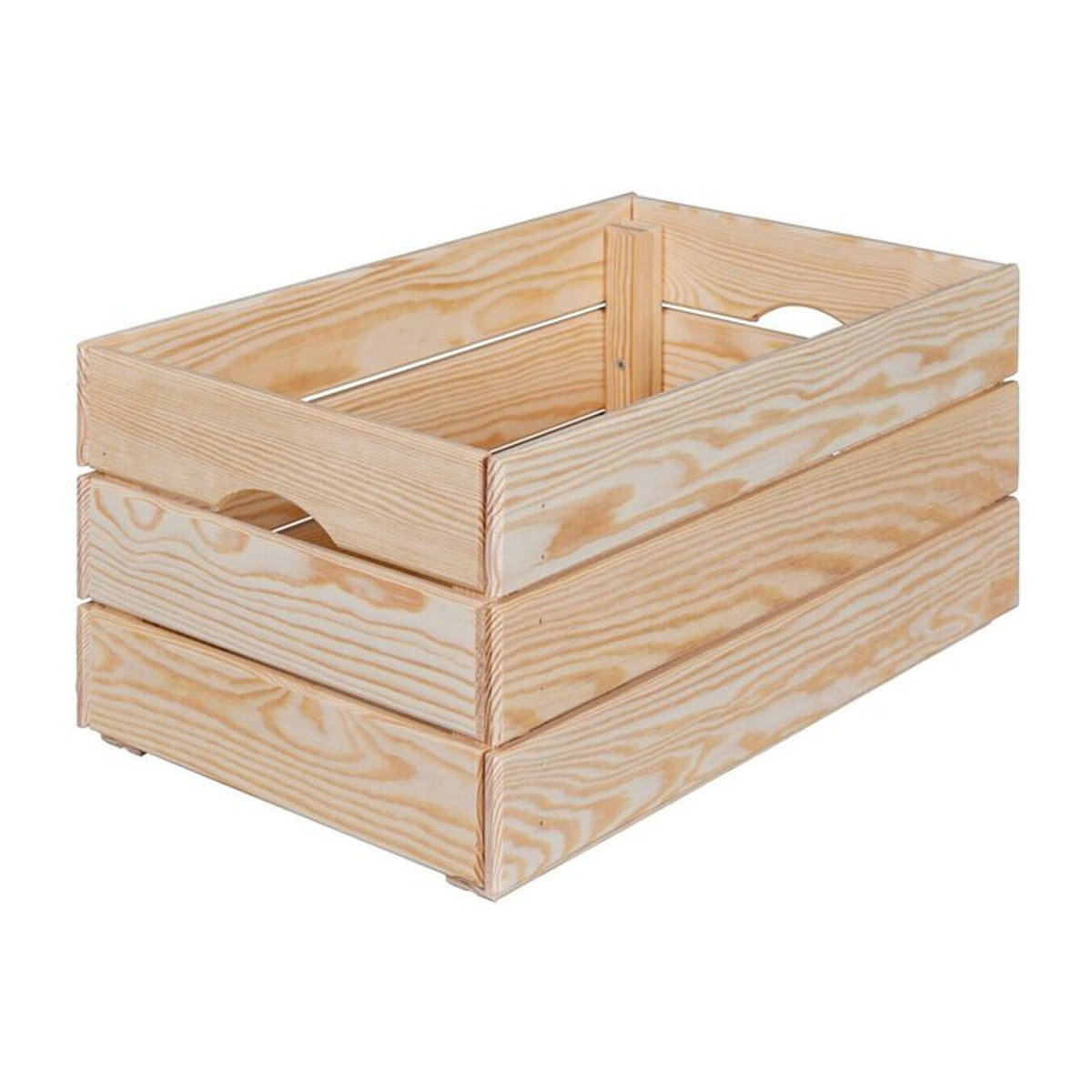 Inter Link Holzkiste Valloni L Spielzeugkiste aus Holz in Braun und Beige B/H/L: 31,5 x 23 x 65 cm - Bild 2